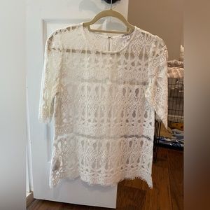 BCBG Lace Top